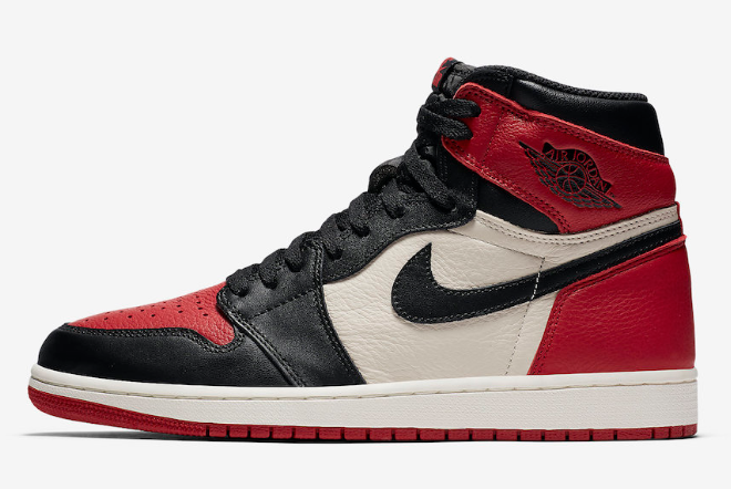 Air Jordan 1 Retro High OG Bred Toe 555088-610, Authentic Sneakers | Limited Edition | Buy Now