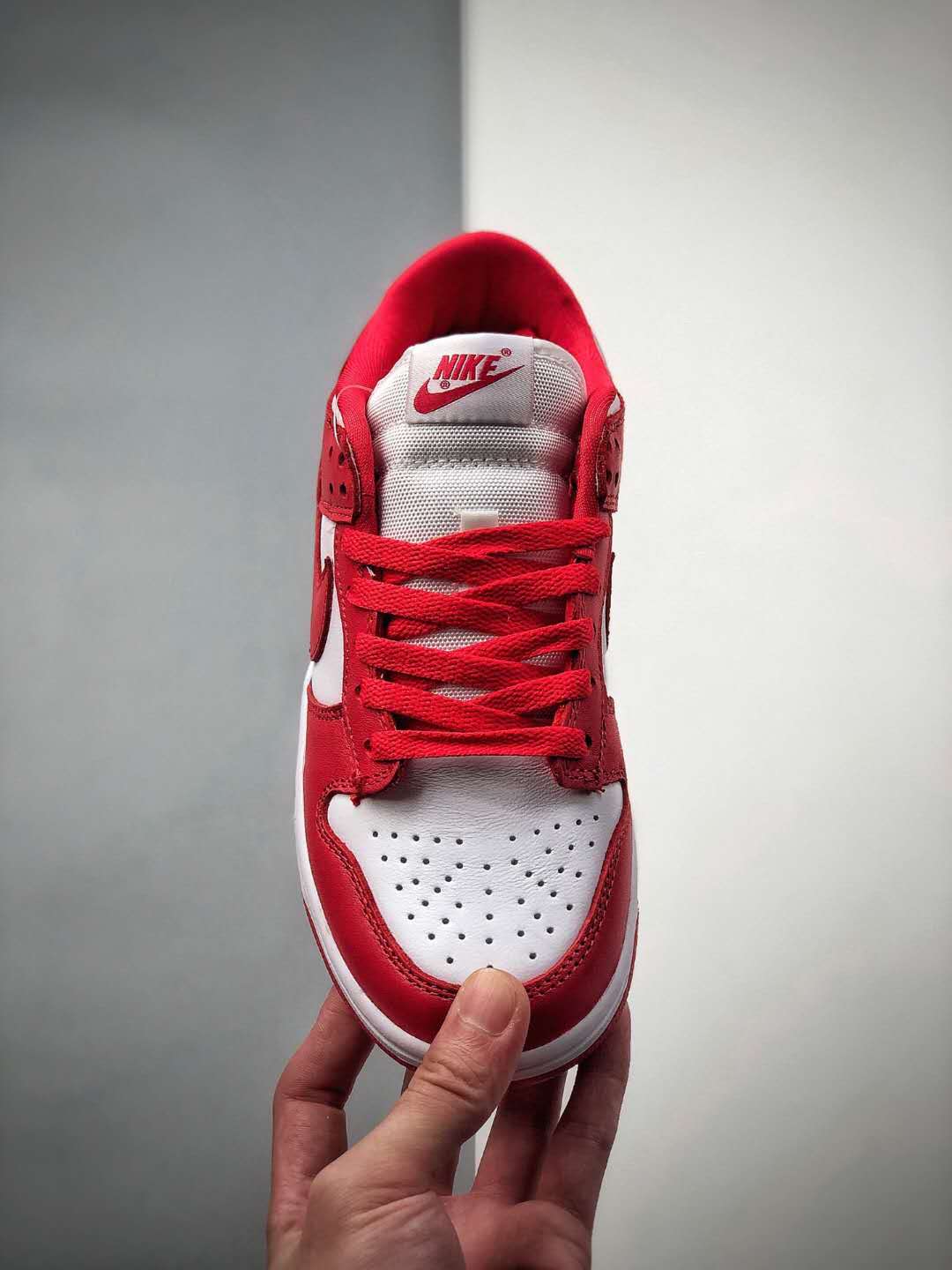 Nike SB Dunk Low University Red White CU1727-100 | Shop Now