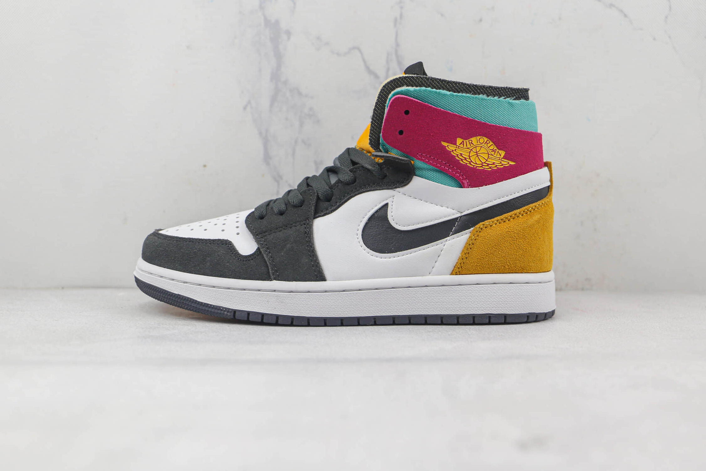 Air Jordan 1 High Zoom Comfort 'Multi-Color' CT0978-016: Amp up your style with these comfortable sneakers!