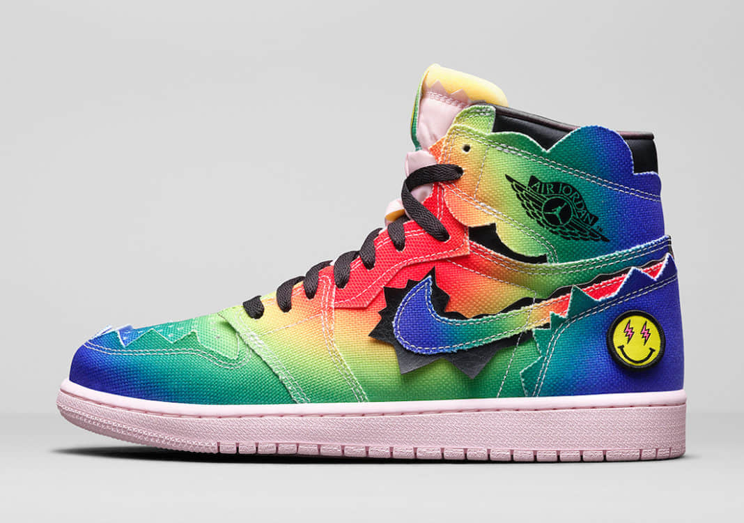 J Balvin x Air Jordan 1 Retro OG High 'Colores Y Vibras' DC3481-900 - Vibrant Sneaker Collaboration