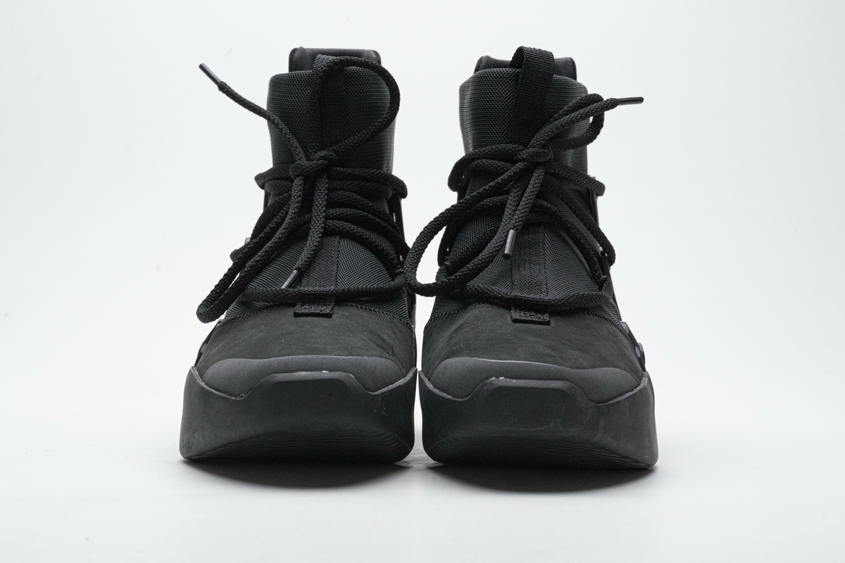 Nike Air Fear Of God 1 'Triple Black' AR4237-005: Stylish and Sleek High-Top Sneakers