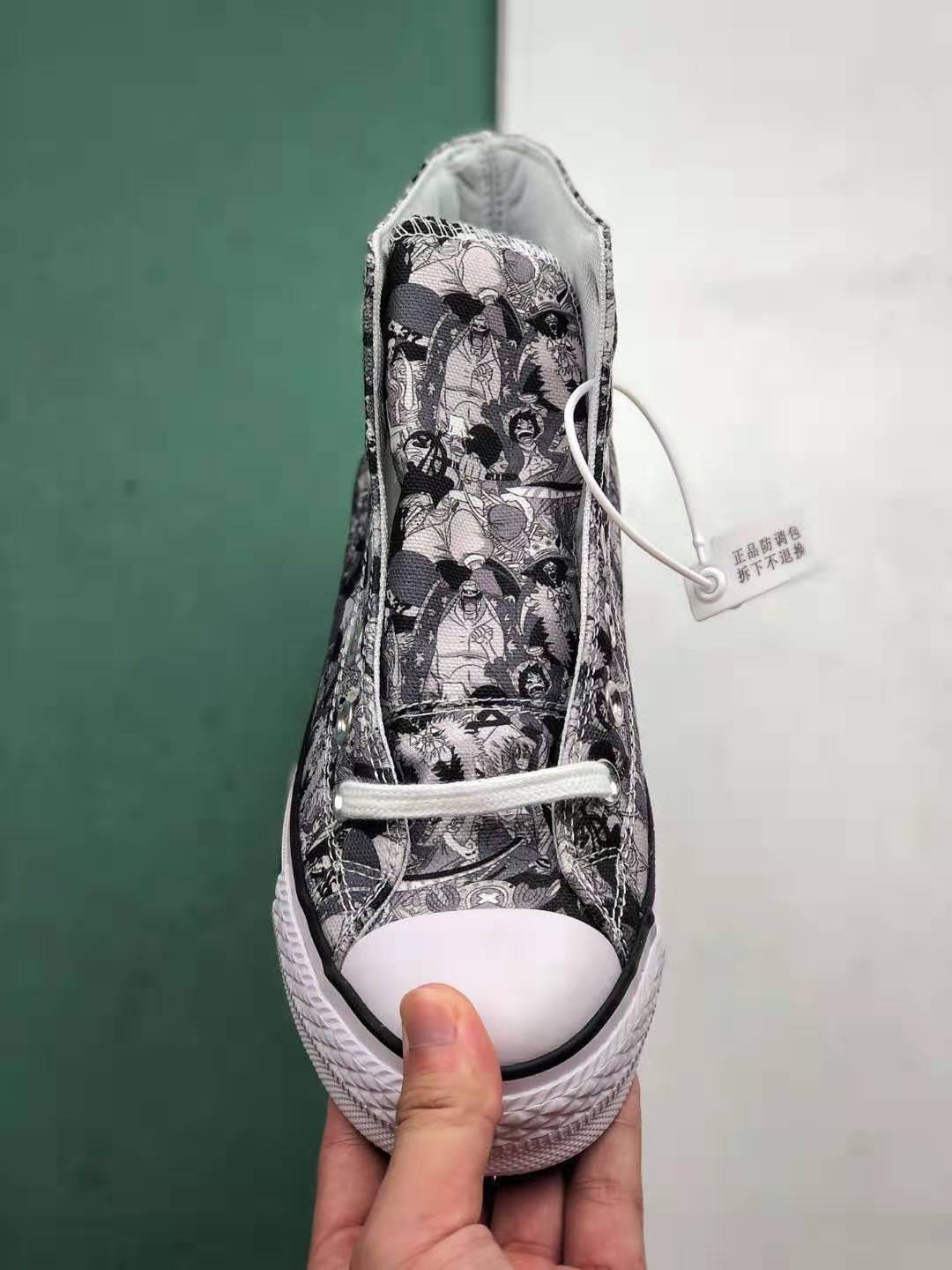 One Piece x Converse Unisex Chuck Taylor All Star 100 PT HI Canvas Shoes Multicolor