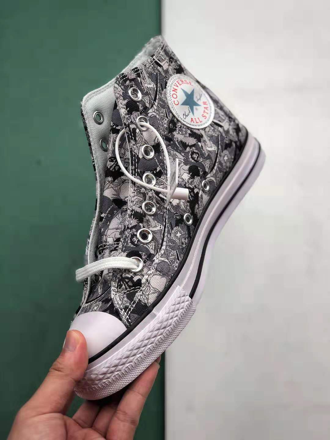 One Piece x Converse Unisex Chuck Taylor All Star 100 PT HI Canvas Shoes Multicolor