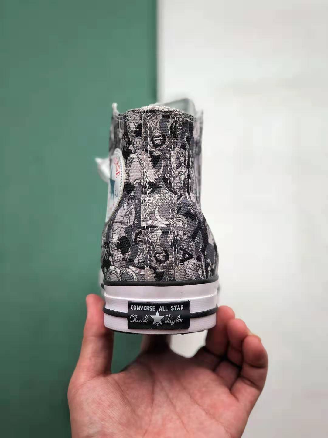One Piece x Converse Unisex Chuck Taylor All Star 100 PT HI Canvas Shoes Multicolor