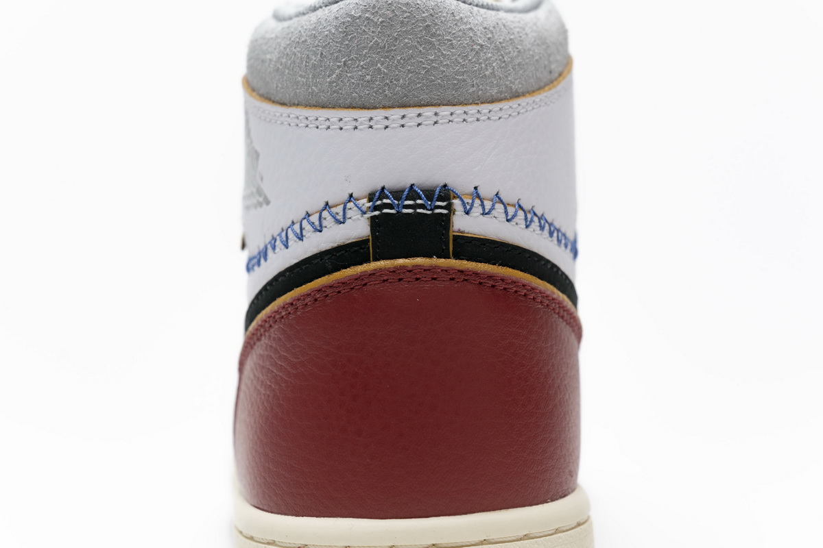 Union LA X Air Jordan 1 High NRG 'Black Toe' Limited Edition Sneakers BV1300-106